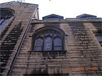 Before and after photos of St. Ignatius Church in NYC